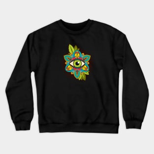 Green Eye Crewneck Sweatshirt